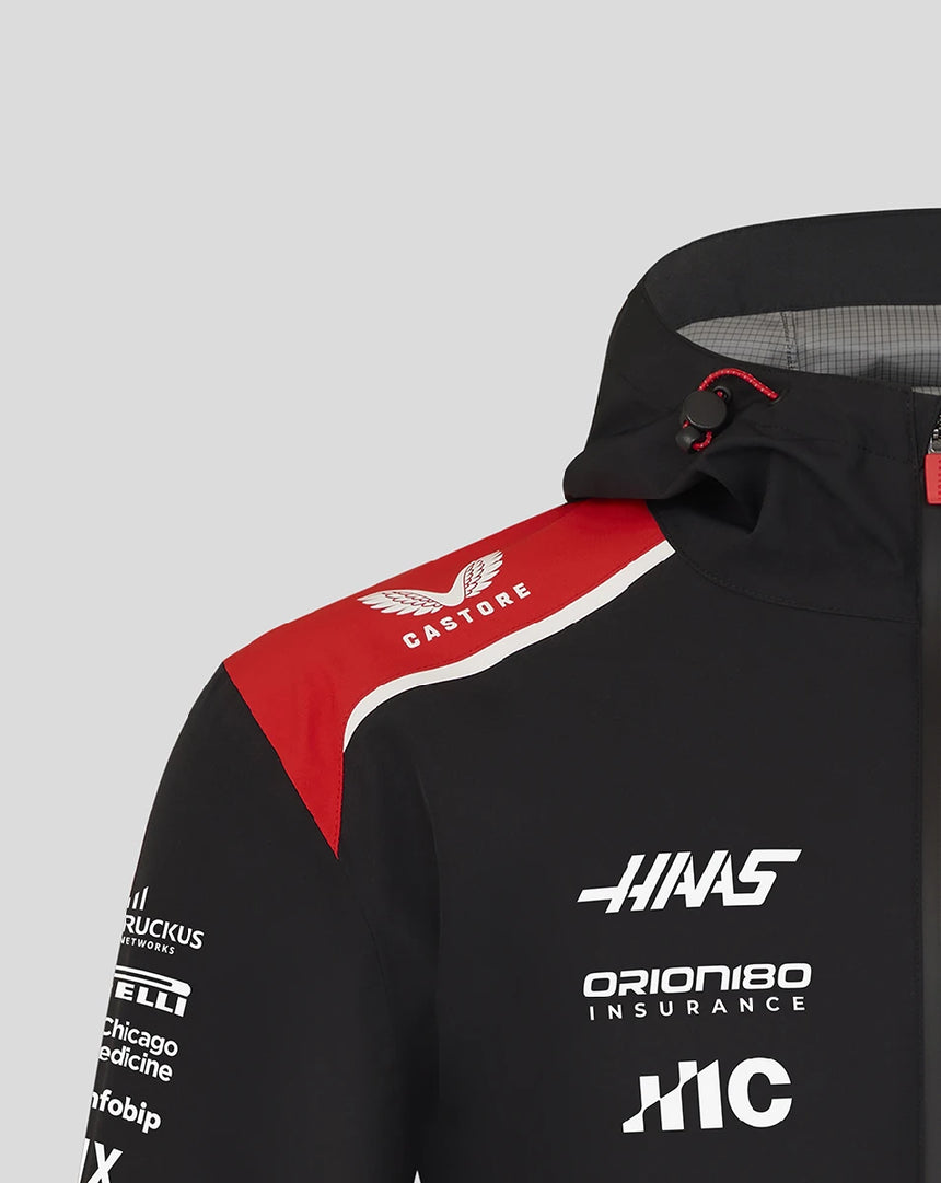 Haas F1 nepromokavá bunda, týmová, černá