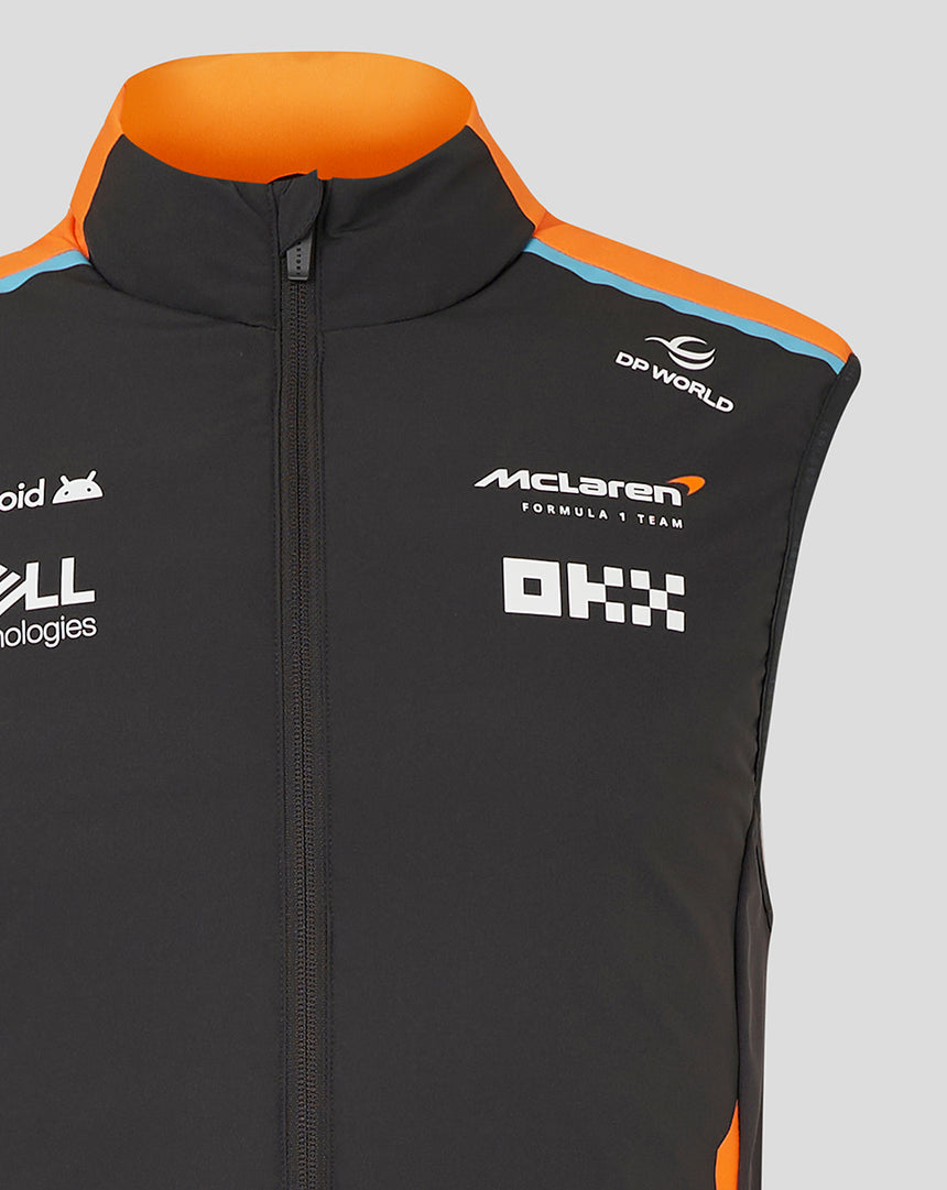 McLaren vest, Castore, team, Hybrid, grey, 2024