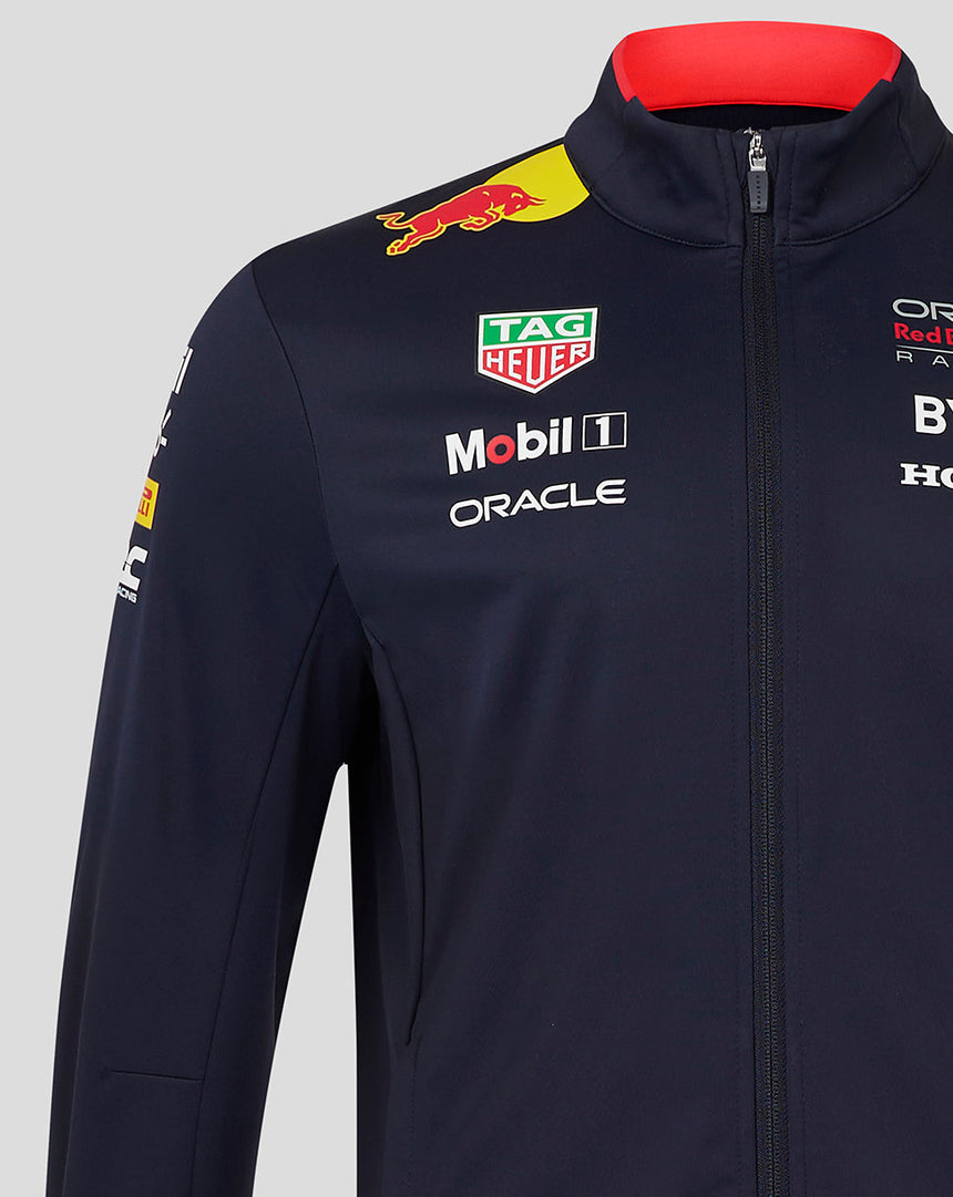 Red Bull jacket, Castore, Jacket, softshell, blue, 2024