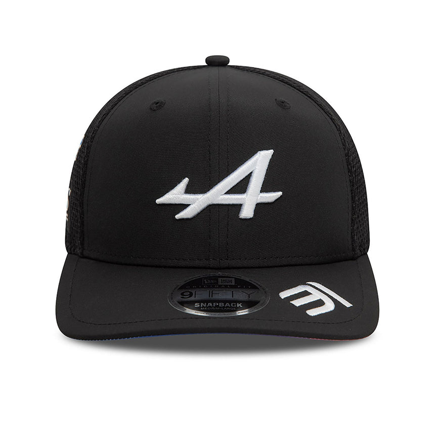 Alpine cap, NEW ERA, Esteban Ocon, 9FIFTY, Adults, black, 2024
