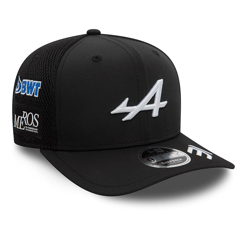 Alpine cap, NEW ERA, Esteban Ocon, 9FIFTY, Adults, black, 2024