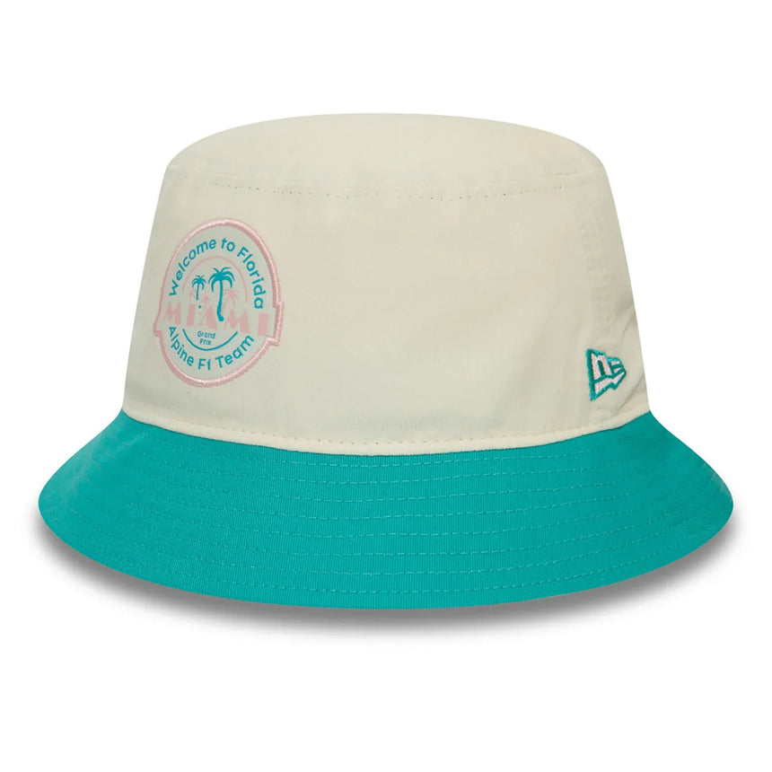Alpine bucket hat, NEW ERA, Miami, adults, white, 2024