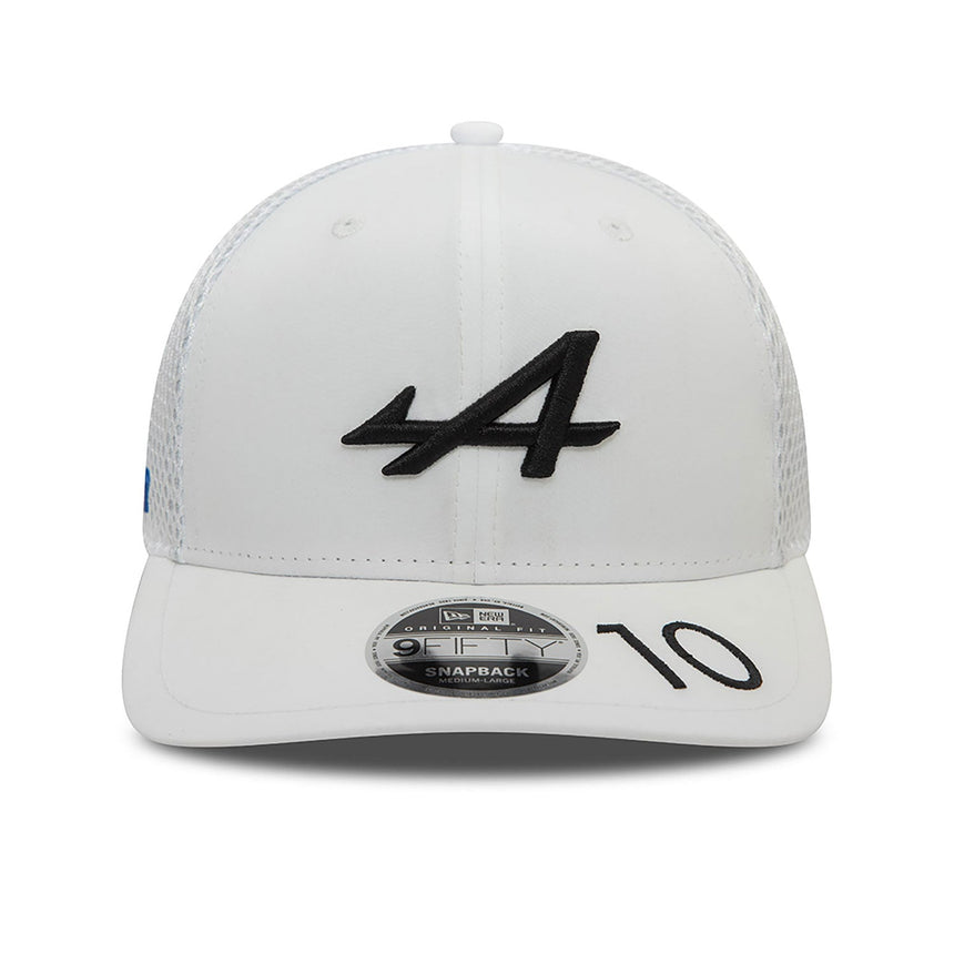 Alpine cap, NEW ERA, Pierre Gasly, 9FIFTY, Adults, white, 2024
