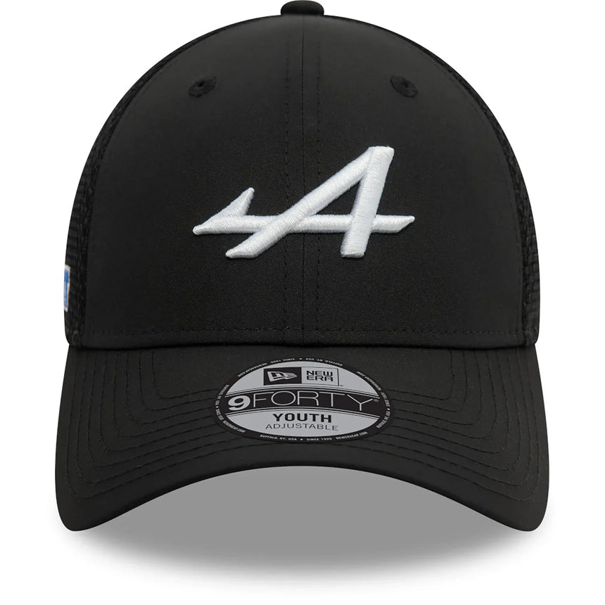 Alpine cap, NEW ERA, team, 9FORTY, children's, black, 2024