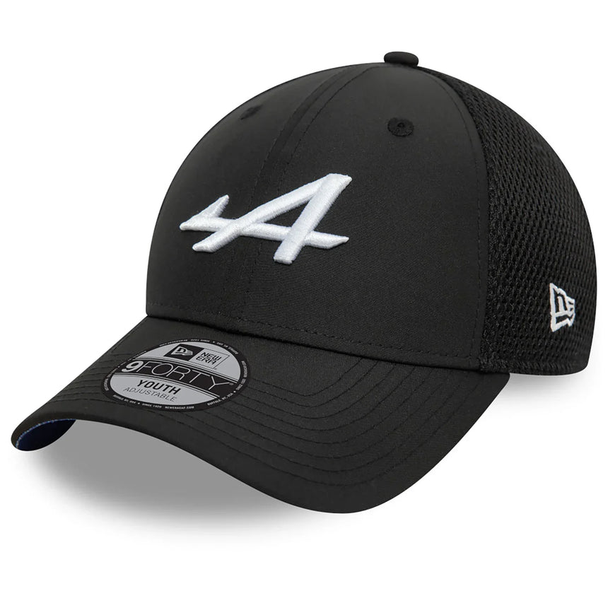 Alpine cap, NEW ERA, team, 9FORTY, children's, black, 2024