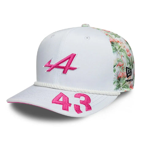 Alpská čepice, tým, Franco Colapinto, 9SEVENTY, New Era, Miami Speciální Edice, bílá, 2026