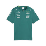 Aston Martin tričko, tým, dámské, Puma, zelené, 2026