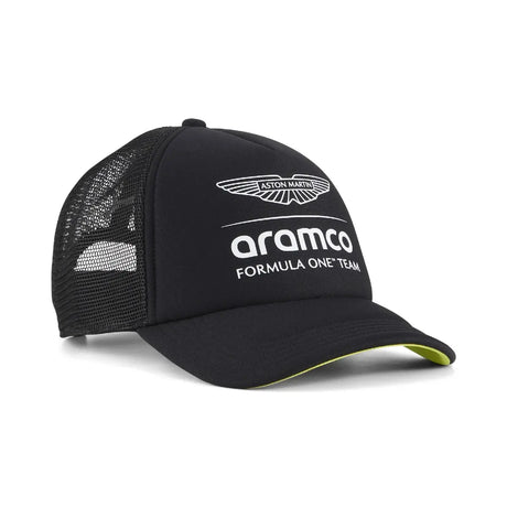 Aston Martin trucker čepice, černá