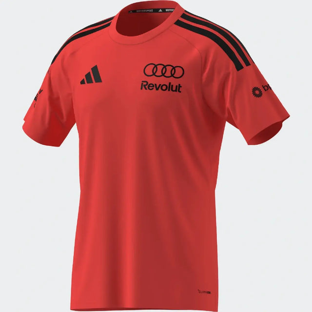 Audi tričko, tým, set up, adidas, červené, 2026