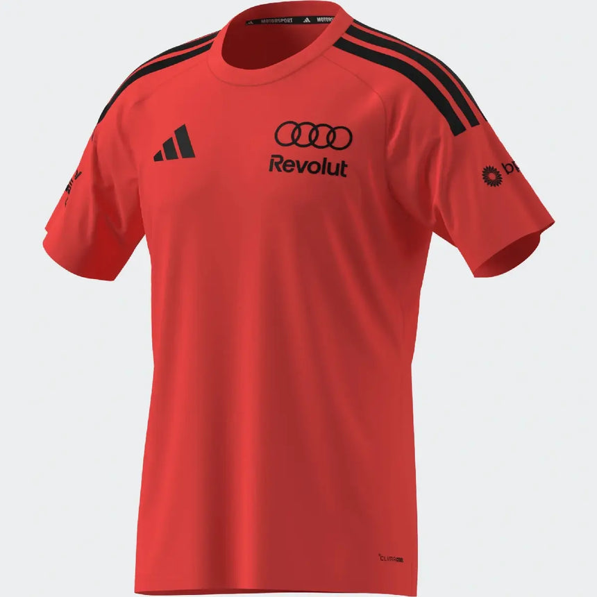 Audi tričko, tým, set up, adidas, červené, 2026