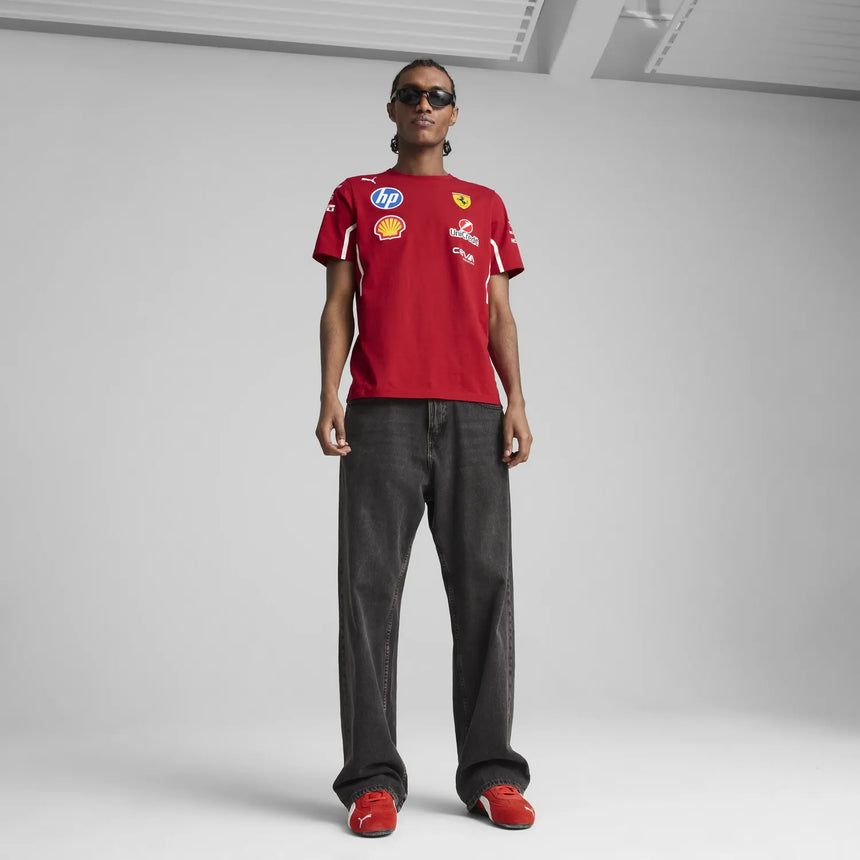 Scuderia Ferrari Týmové Tričko s kulatým výstřihem 🔥