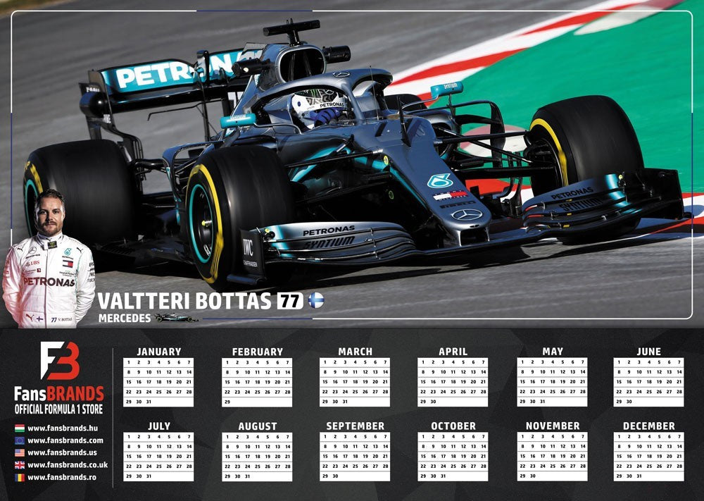 Kalendář závodů Valtteri Bottas