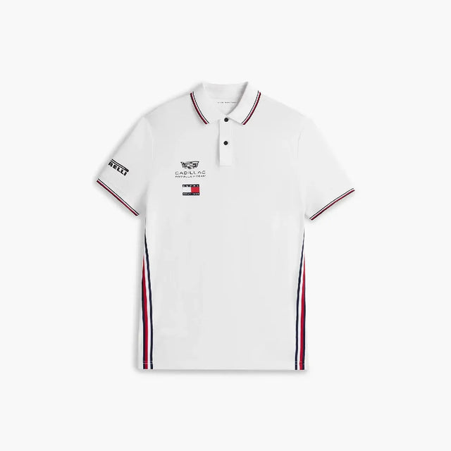 Cadillac F1 polo, tým, Tommy Hilfiger, bílá, 2026
