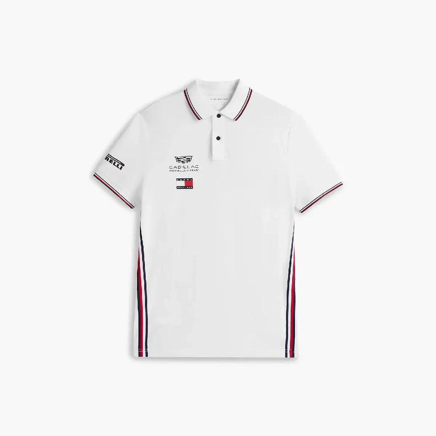 Cadillac F1 polo, tým, Tommy Hilfiger, bílá, 2026