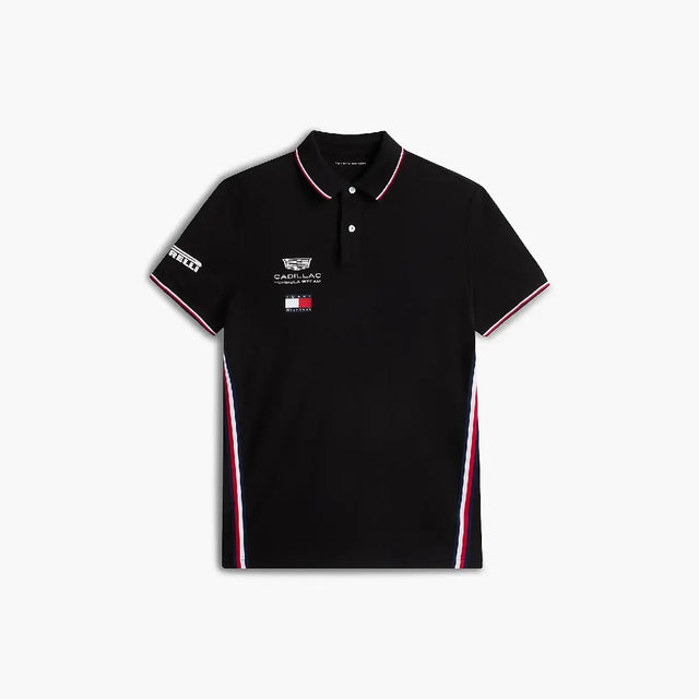 Cadillac F1 polo, tým, Tommy Hilfiger, černá, 2026