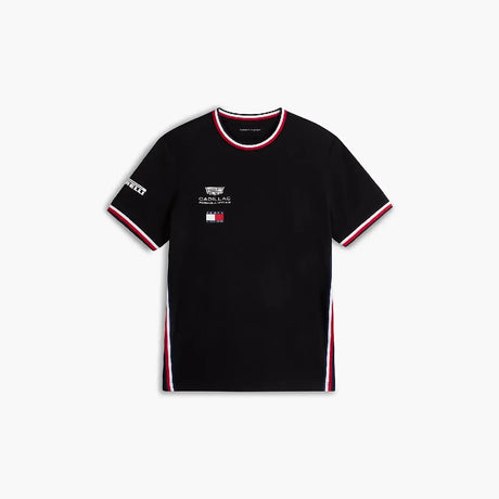 Cadillac F1 tričko, tým, Tommy Hilfiger, černé, 2026