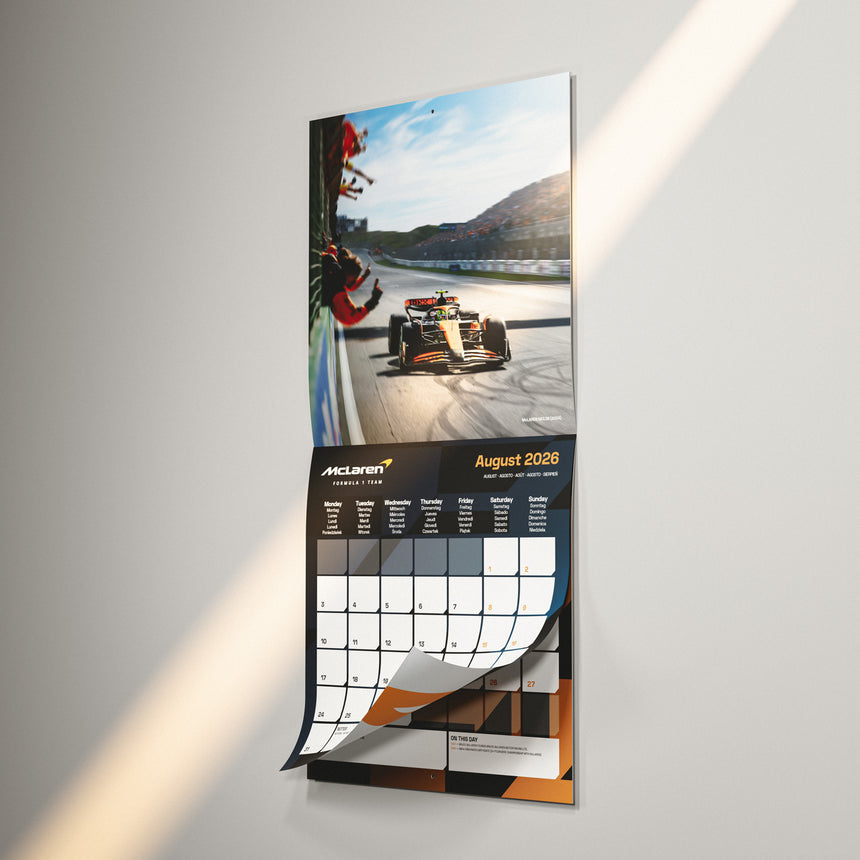 Tým McLaren Formule 1 - Oficiální kalendář - 2026