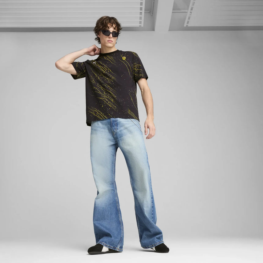 Ferrari Race Tričko s kulatým výstřihem 🔥