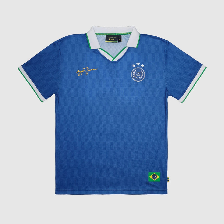 Dres Ayrton Senna, 94 relaxed fit, modrý