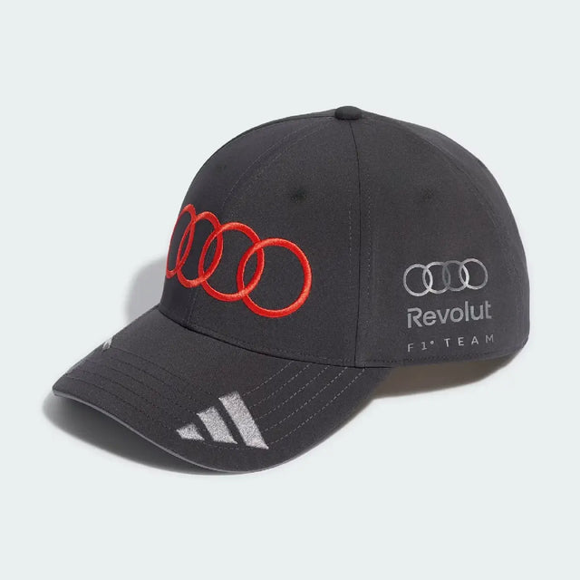 Čepice Audi adidas, tým, Gabriel Bortoleto, černá, 2026