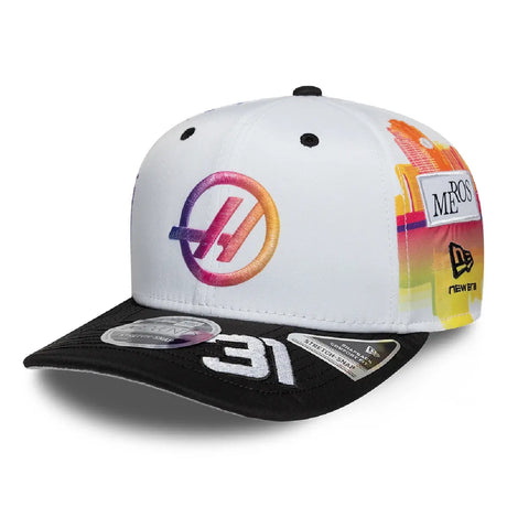 Čepice Haas F1, tým, Esteban Ocon, 9SEVENTY, New Era, Miami Speciální Edice, bílá, 2026