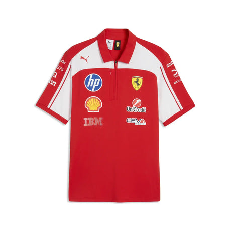 Ferrari polo, autentické, tým, Puma, červené, 2026
