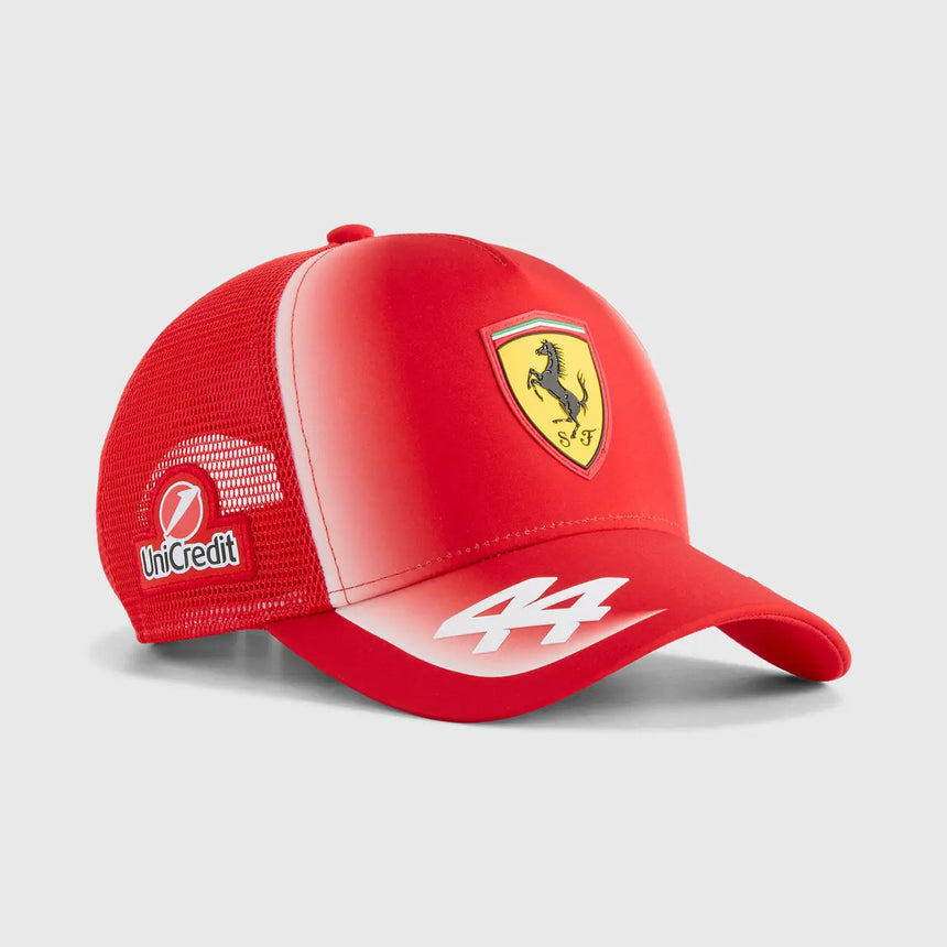 Ferrari trucker čepice, tým, Lewis Hamilton, děti, červená