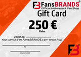 Dárkový poukaz 250 € - FansBRANDS®