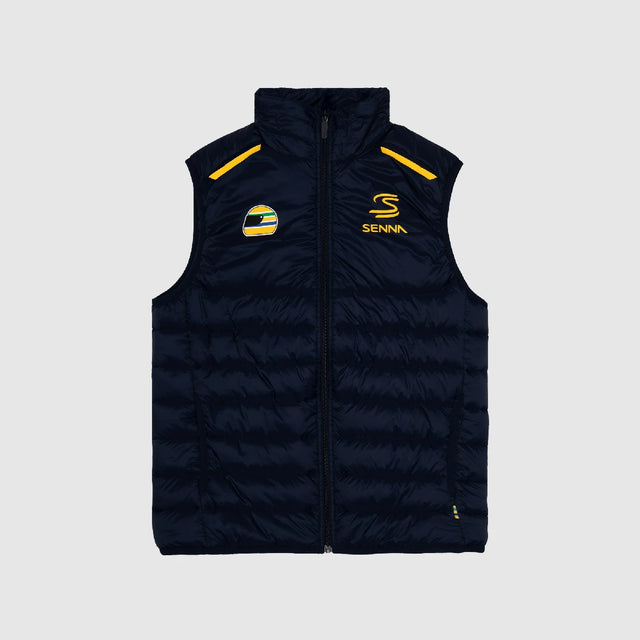 Gilet Ayrton Senna, modrý