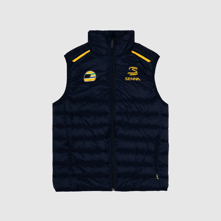 Gilet Ayrton Senna, modrý