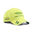 Kšiltovka Aston Martin, tým, Fernando Alonso, Puma, limetková, 2026