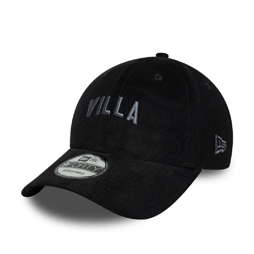 Kšiltovka Aston Villa, cord, 9FORTY, New Era, černá