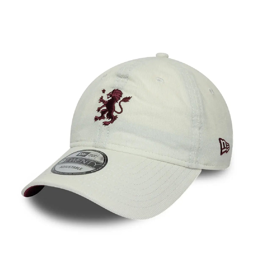 Kšiltovka Aston Villa, cord, 9TWENTY, New Era, béžová