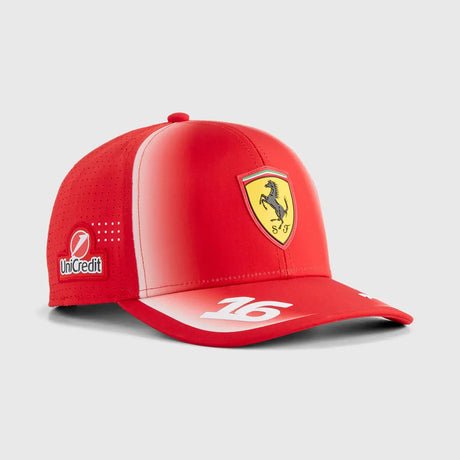 Kšiltovka Ferrari, tým, Charles Leclerc, Puma, děti, červená