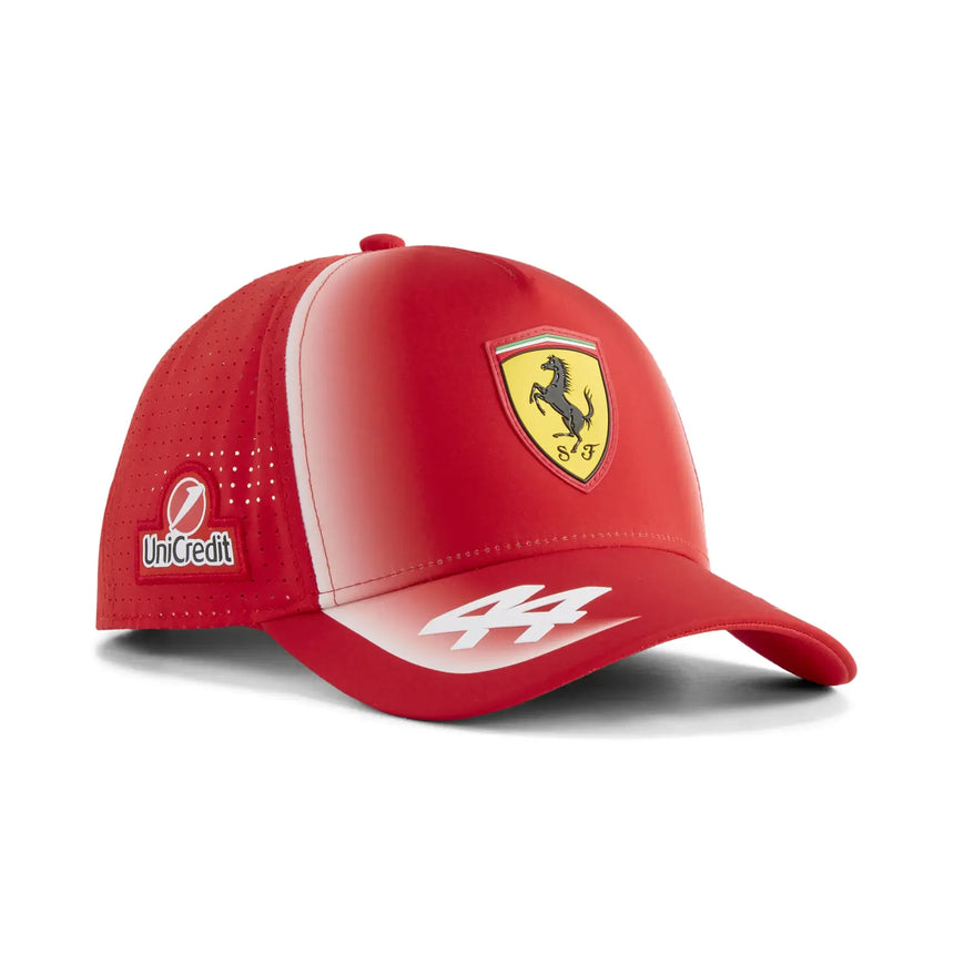 Kšiltovka Ferrari, tým, Lewis Hamilton, Puma, červená