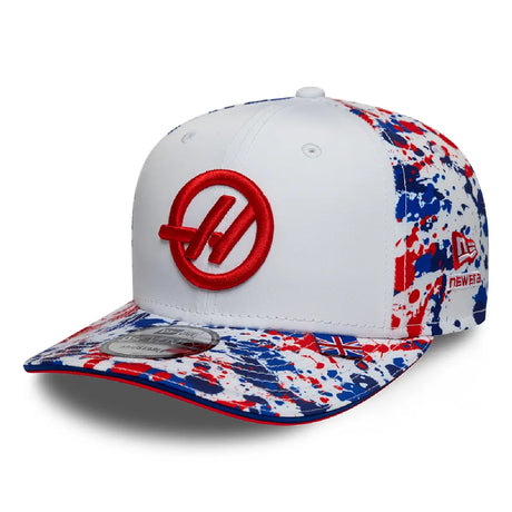 Kšiltovka Haas F1, tým, 9SEVENTY, New Era, Silverstone Special Edition, bílá, 2026