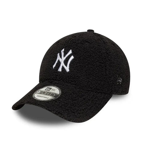 Kšiltovka New York Yankees, zimní borg, New Era, 9FORTY, černá