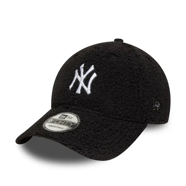 Kšiltovka New York Yankees, zimní borg, New Era, 9FORTY, černá