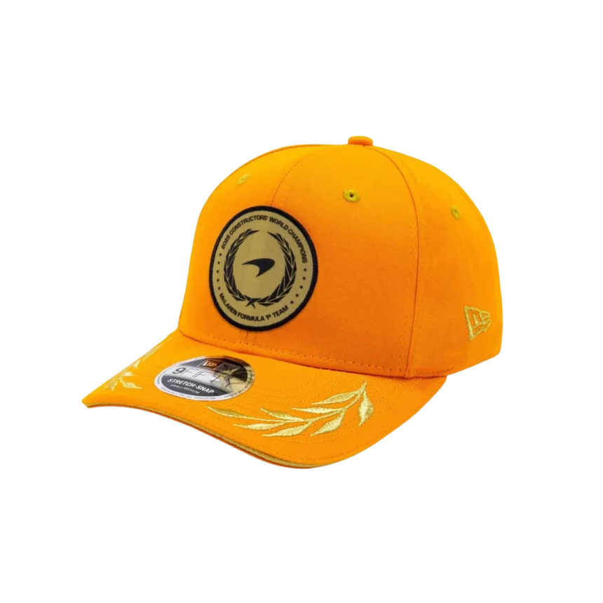 Kšiltovka McLaren, mistr konstruktérů 2025, New Era, 9FIFTY, oranžová