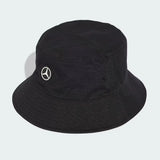 Mercedes klobouk s kšiltem, tým, mechanici, adidas, černý, 2026