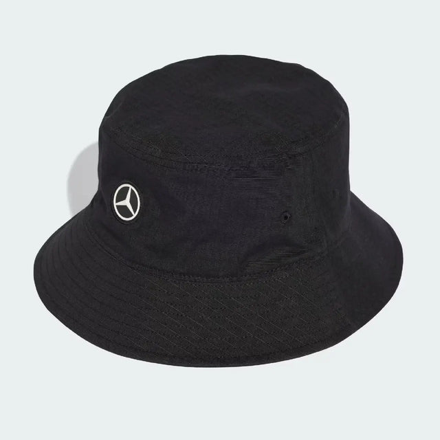 Mercedes klobouk s kšiltem, tým, mechanici, adidas, černý, 2026