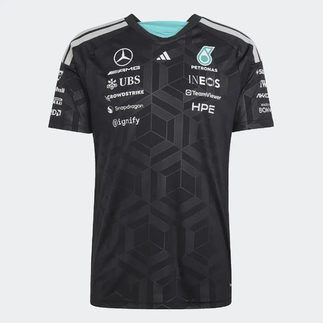 Mercedes polo, tým, adidas, závodníci, černé