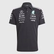 Mercedes polo, tým, inženýři, adidas, černá, 2026