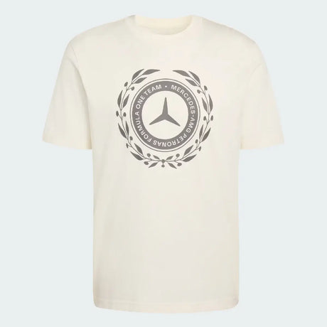 Mercedes tričko, Stříbrné šípy, adidas, bílé, 2026