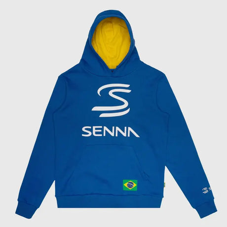 Mikina Ayrton Senna, legacy, modrá
