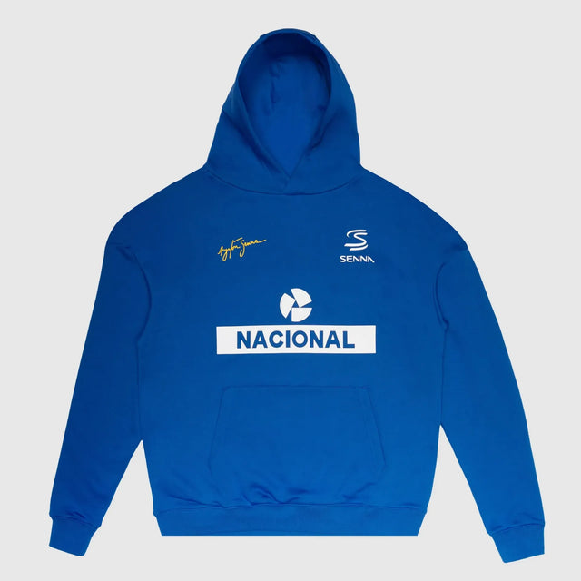 Mikina Ayrton Senna, nacional, modrá