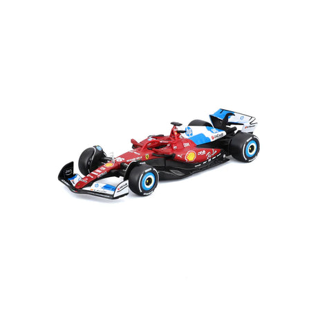 Model auta Ferrari, SF25, bburago, #16 Charles Leclerc, Miami, červená