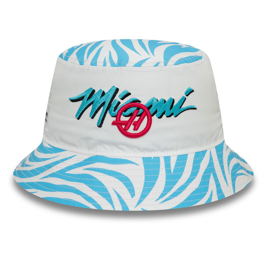 Haas bucket hat, NEW ERA, Miami, adults, white, 2024