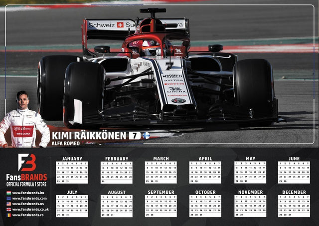 Kalendář závodů Kimi Raikkönen - FansBRANDS®