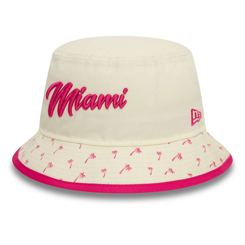 Red Bull Bucket Hat, NEW ERA, Miami, Erwachsene, weiß, 2024